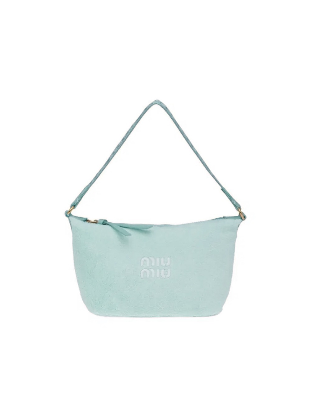 Miu Miu Terry Cloth Shoulder Bag